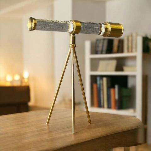Kristal Teleskop Dekor