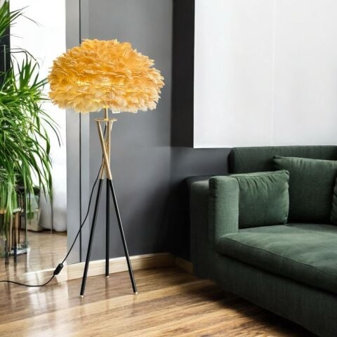 Dekoratif Tüylü Lambader Vizon