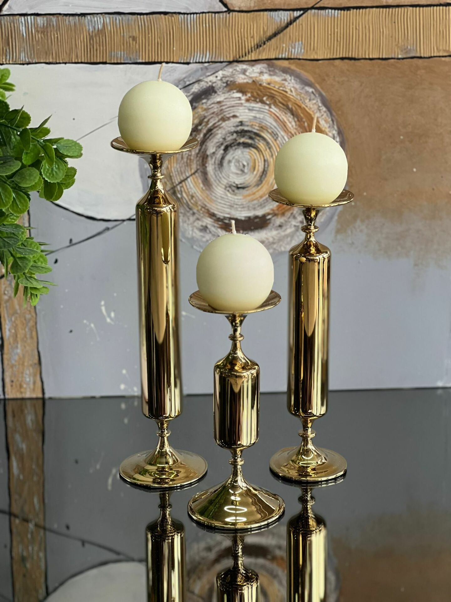 3 Lü Angel Gold Cam Mumluk & Mum Titanyum