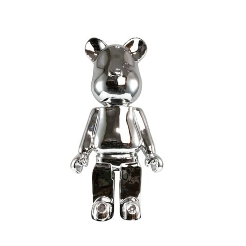 Bear Premium Obje - Gümüş