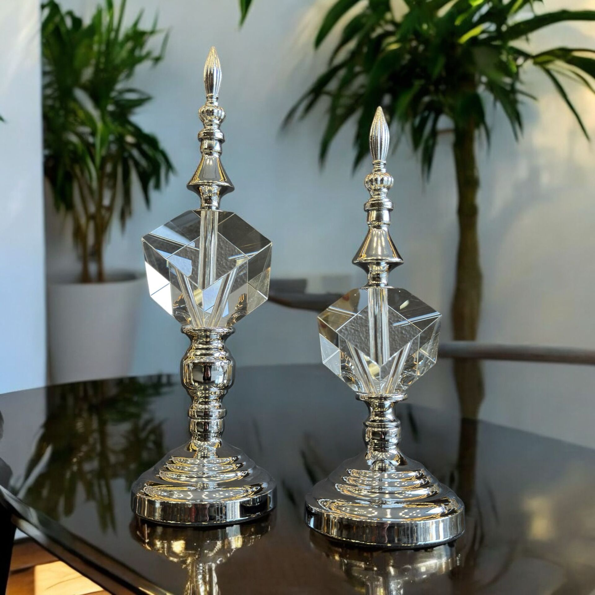 Dekoratif 2'li Küp Küre