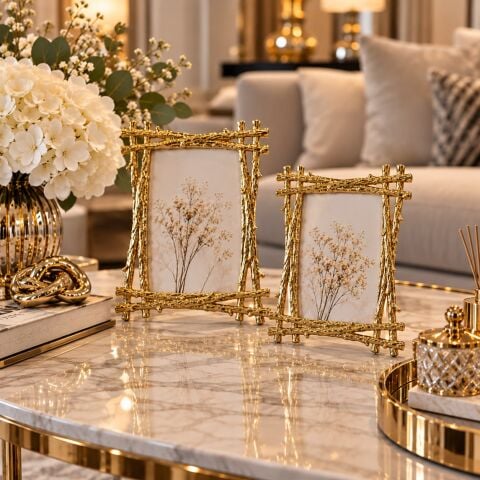 2'li Döküm Çerçeve – Gold