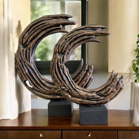 2’li Polyester C Dekor Obje ve Biblo