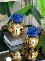 Dekoratif 2 Li Mercan Kutu Gold