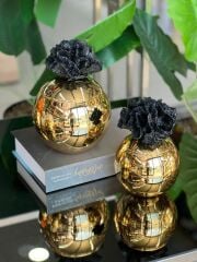 Dekoratif 2 Li Mercan Kutu Gold