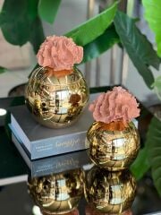 Dekoratif 2 Li Mercan Kutu Gold