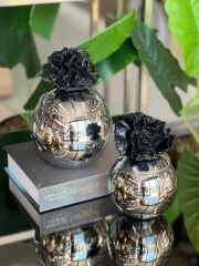 Dekoratif 2 Li Mercan Kutu Gümüş