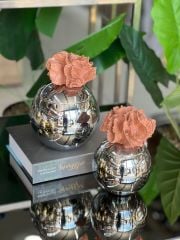 Dekoratif 2 Li Mercan Kutu Gümüş