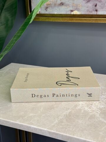 Kumaş Dokulu Kitap Kutusu Degas Bej