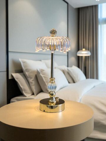 Dekoratif Sarkıt Modeli Dokunmatik Gece Lambası – Gold