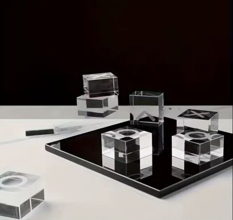 Dekoratif Kristal Cam XOX Premium Set