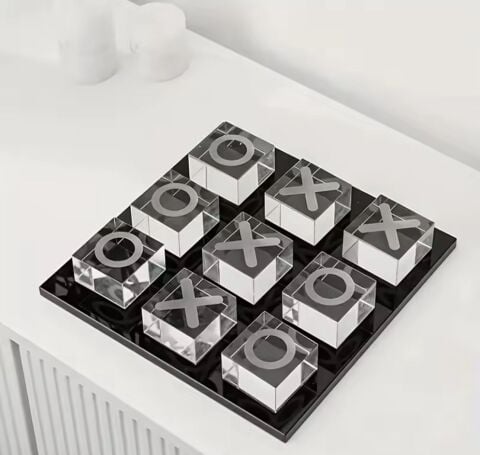 Dekoratif Kristal Cam XOX Premium Set