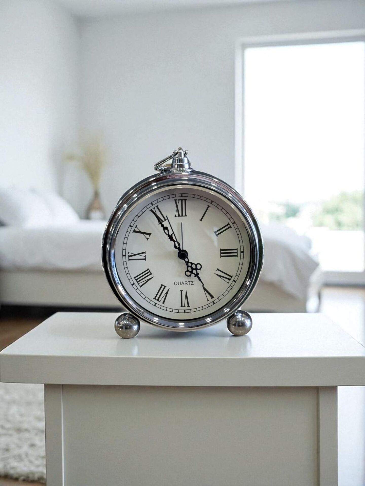 Masaüstü Çalar Saat - Gümüş