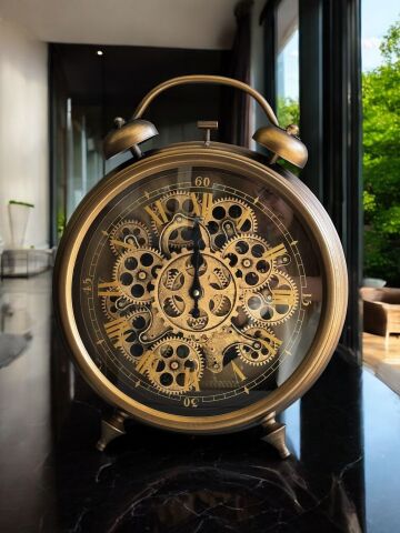 Çarklı Masa Saati – Eskitme