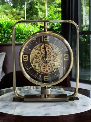 Çarklı Masa Saati – Eskitme