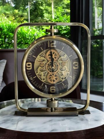 Çarklı Masa Saati – Eskitme