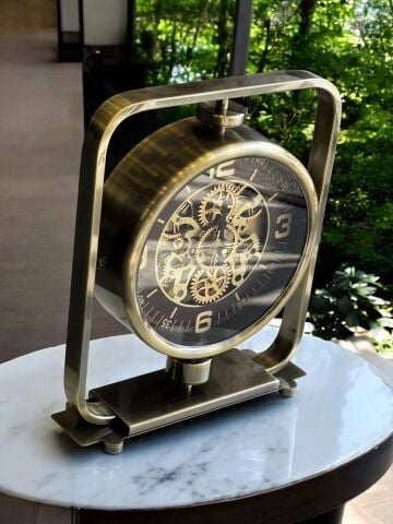 Çarklı Masa Saati – Eskitme