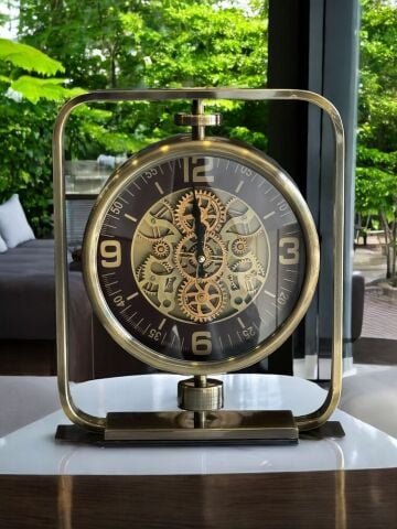 Çarklı Masa Saati – Eskitme