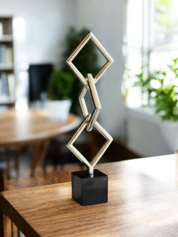 Dekoratif Döküm Kare Zincir – Gümüş