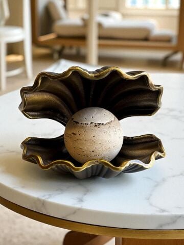 Dekoratif Döküm İstiridye – Eskitme