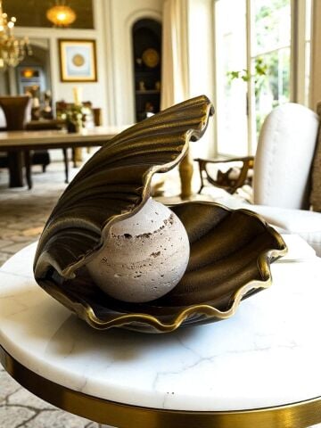 Dekoratif Döküm İstiridye – Eskitme