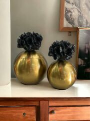 Dekoratif 2'li Mercan Top Kutu & Obje Eskitme