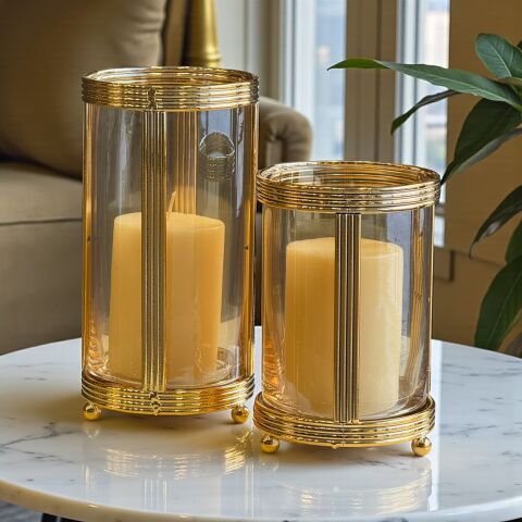 2'li Metal Mumluk – Gold