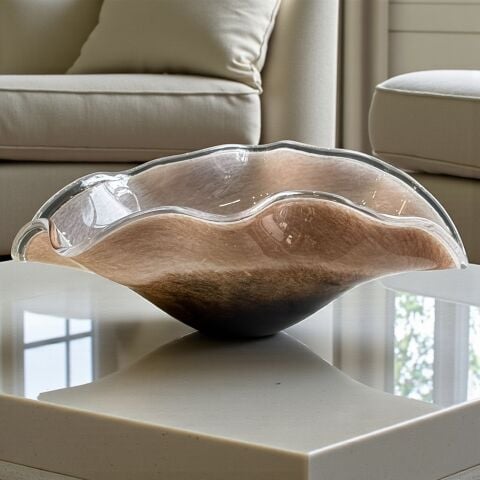 Premium Kahve Cam Gondol – Büyük Boy