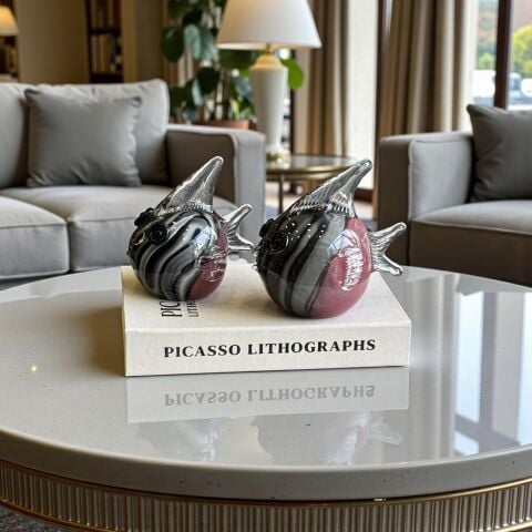 Blimp Cam Balon Balığı – Pembe / Gri 2'li Set