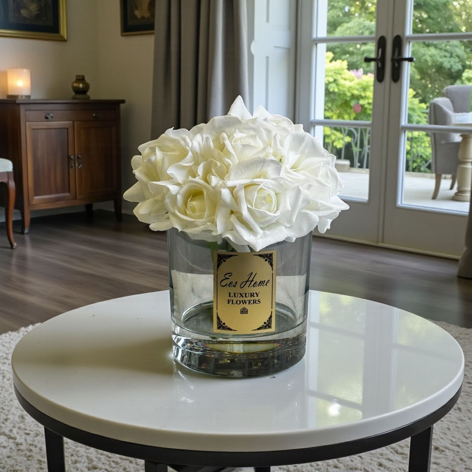 Premium Islak Kokulu Gül 10'lu – Şeffaf / Beyaz