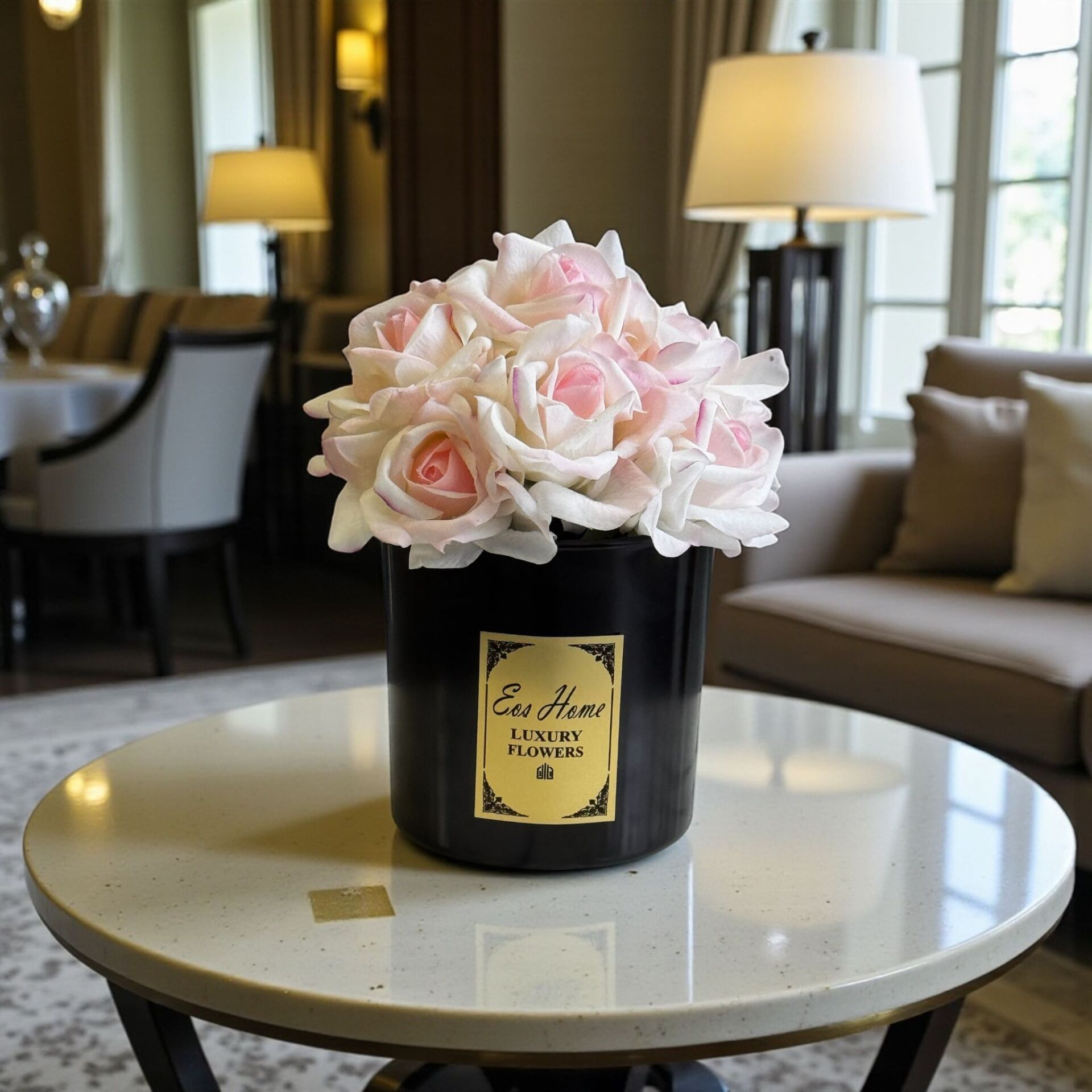 Premium Islak Kokulu Gül 10'lu – Siyah / Pembe