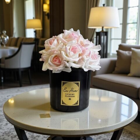 Premium Islak Kokulu Gül 6'lı – Siyah / Pembe