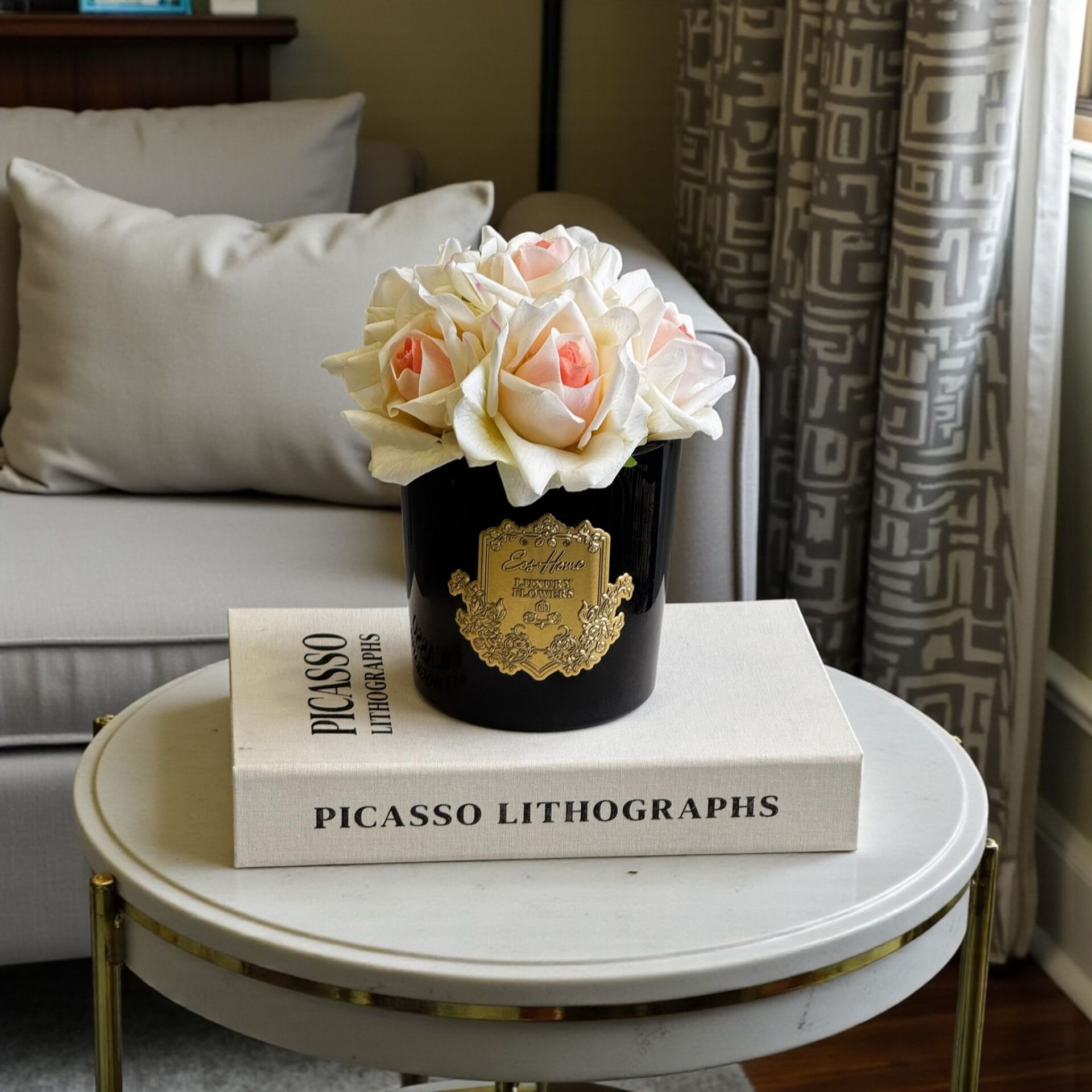 Premium Islak Kokulu Gül 6'lı – Siyah / Pembe