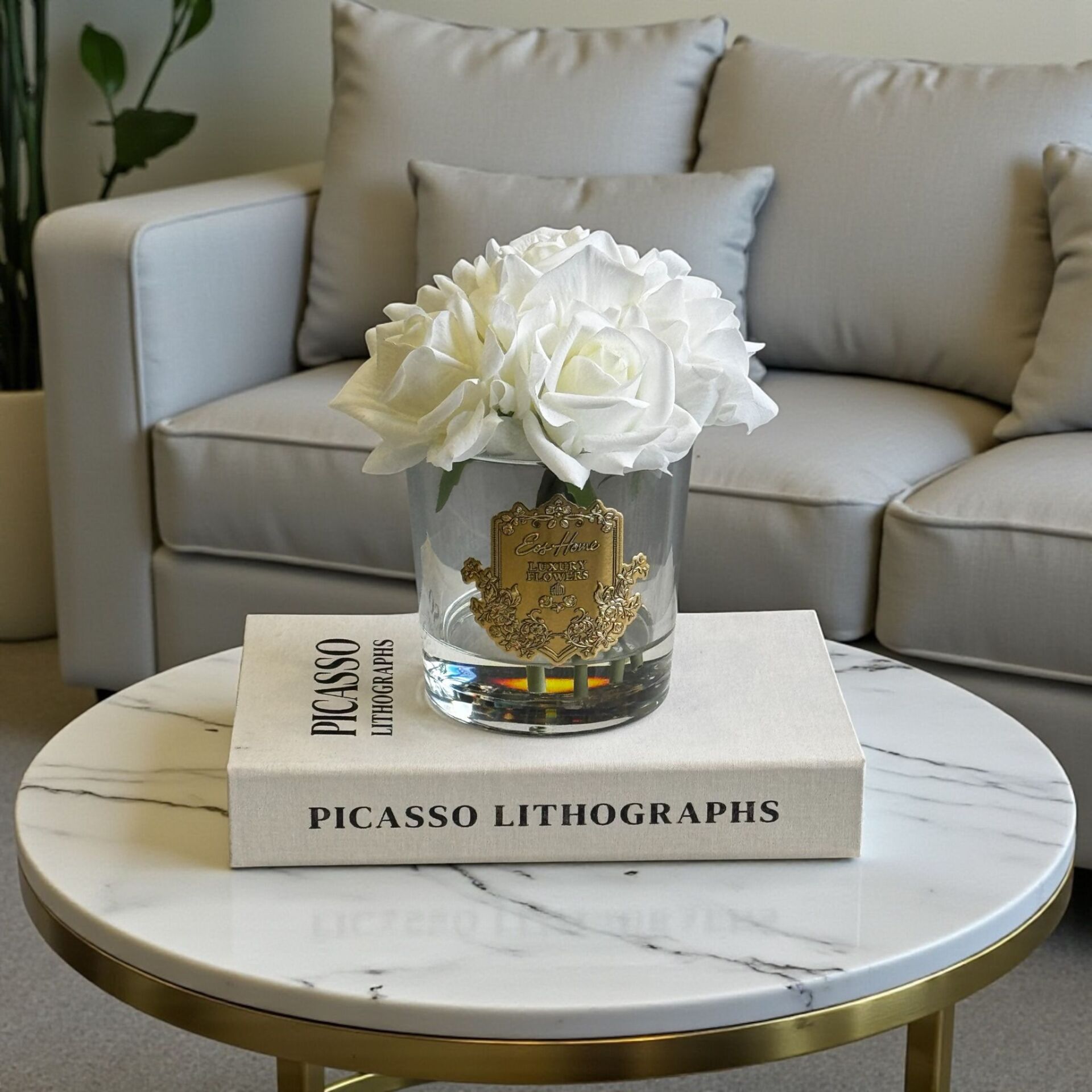 Premium Islak Kokulu Gül 6'lı – Şeffaf / Beyaz