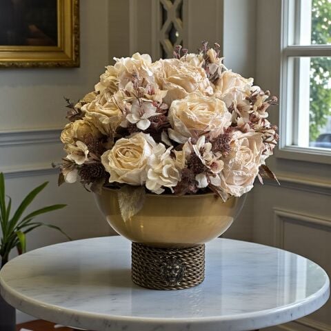 Tarzz Vazo & Kuru Gül Aranjmanı – Eskitme