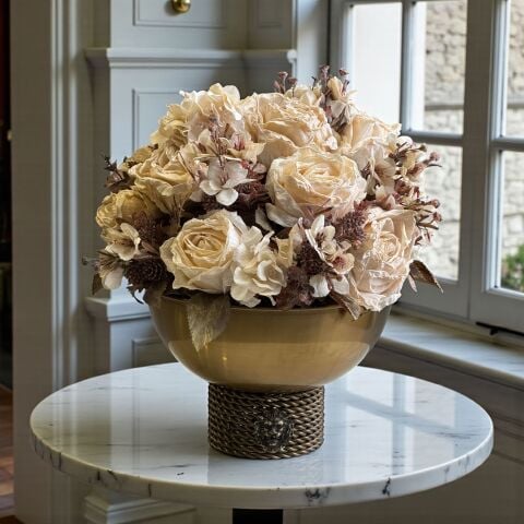 Tarzz Vazo & Kuru Gül Aranjmanı – Eskitme