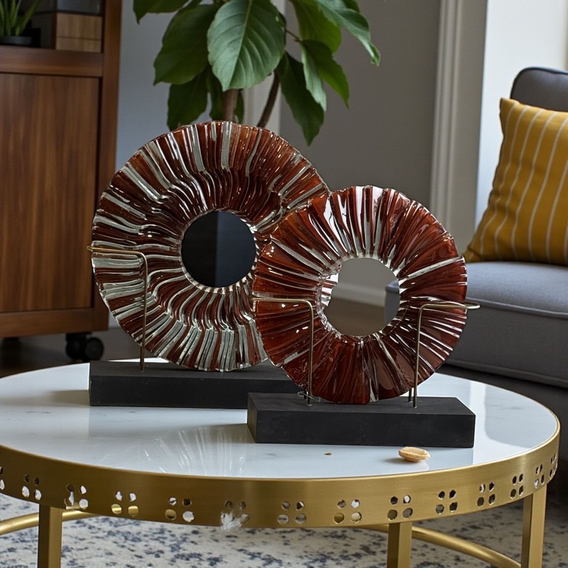 2'li Cam Disk Füzyon – Kahverengi