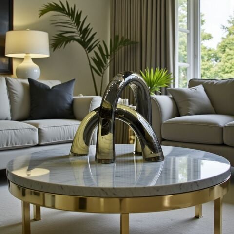 2’li Dekoratif Cam Kemer Obje – Yeşil