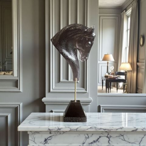 Reçine At Dekor Obje – Füme