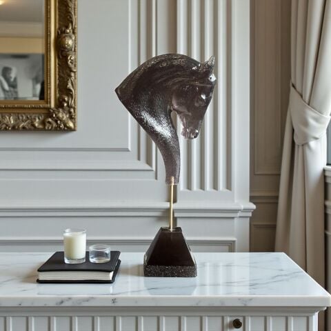 Reçine At Dekor Obje – Füme