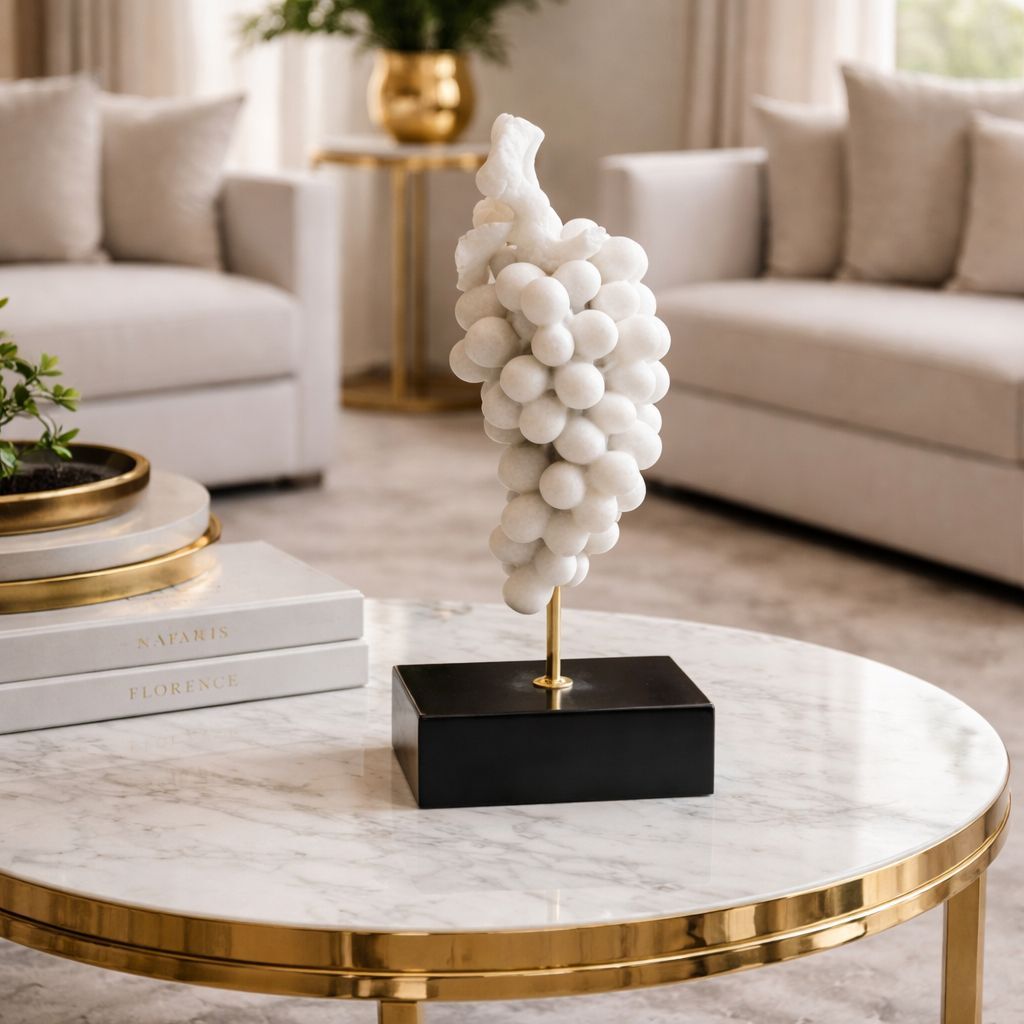 Dekoratif Mermer Üzüm Obje