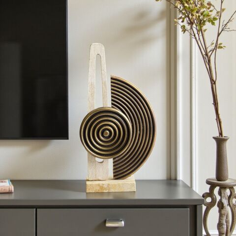 Traverten Afel Dekor Obje