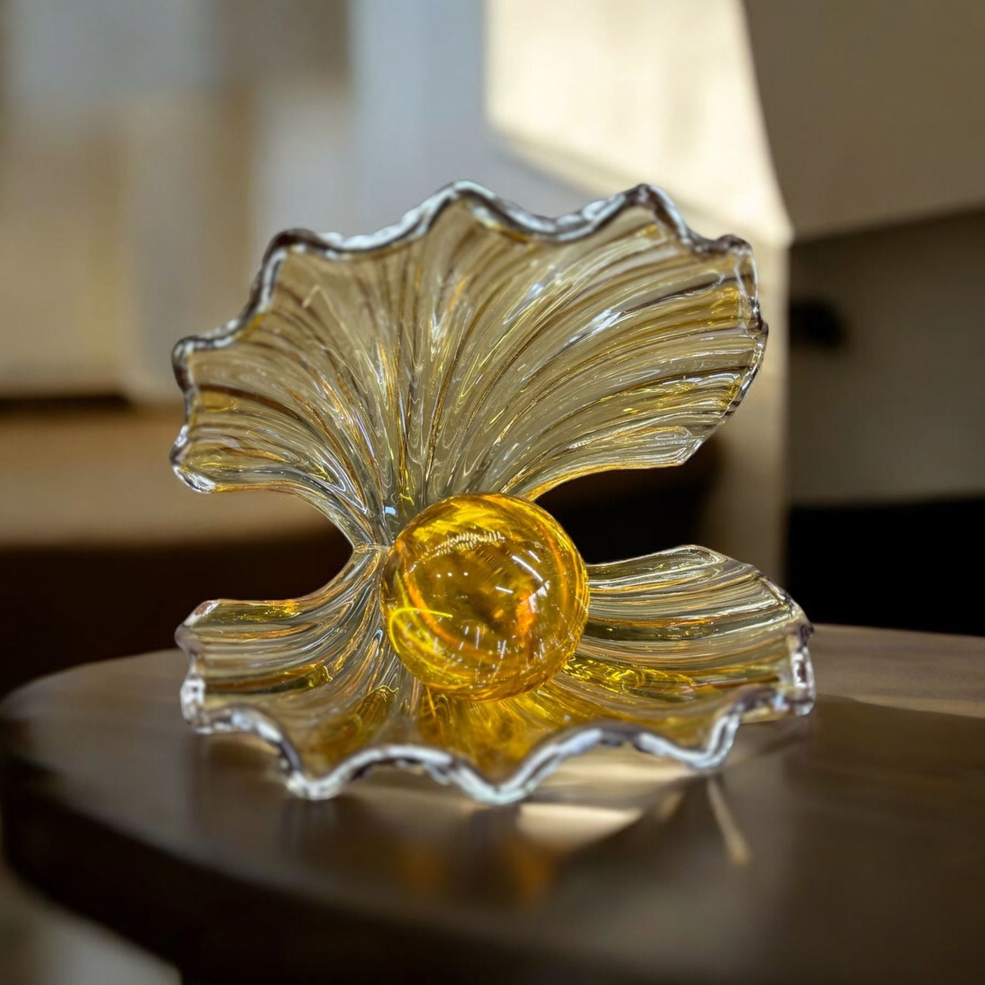 İstiridye Cam İnci Aksesuar & Obje Bal