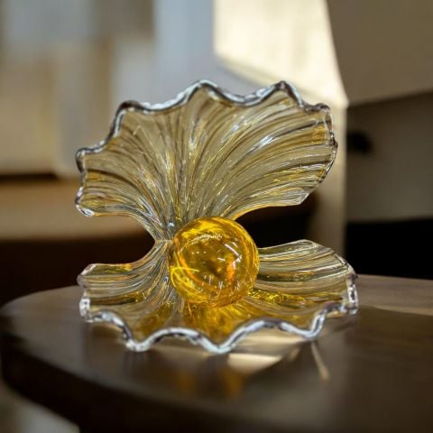 İstiridye Cam İnci Aksesuar & Obje Bal