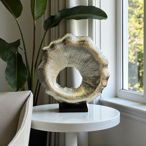 Güneş Dekor Obje – Gümüş