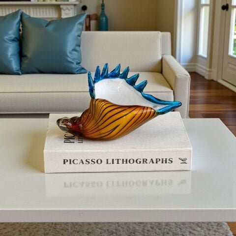 Cam Deniz Kabuğu Dekor Obje – 25 cm