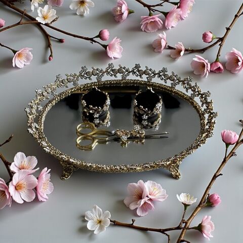 Pirinç Söz Tepsisi – Gold