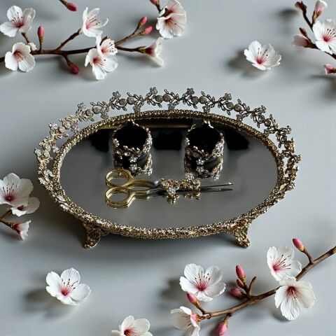 Pirinç Söz Tepsisi – Gold