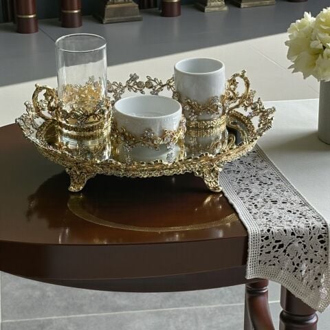 Pirinç Damat Tepsisi – Gold