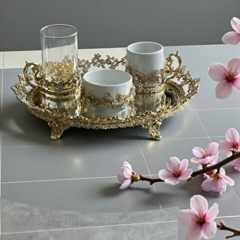 Pirinç Damat Tepsisi – Gold